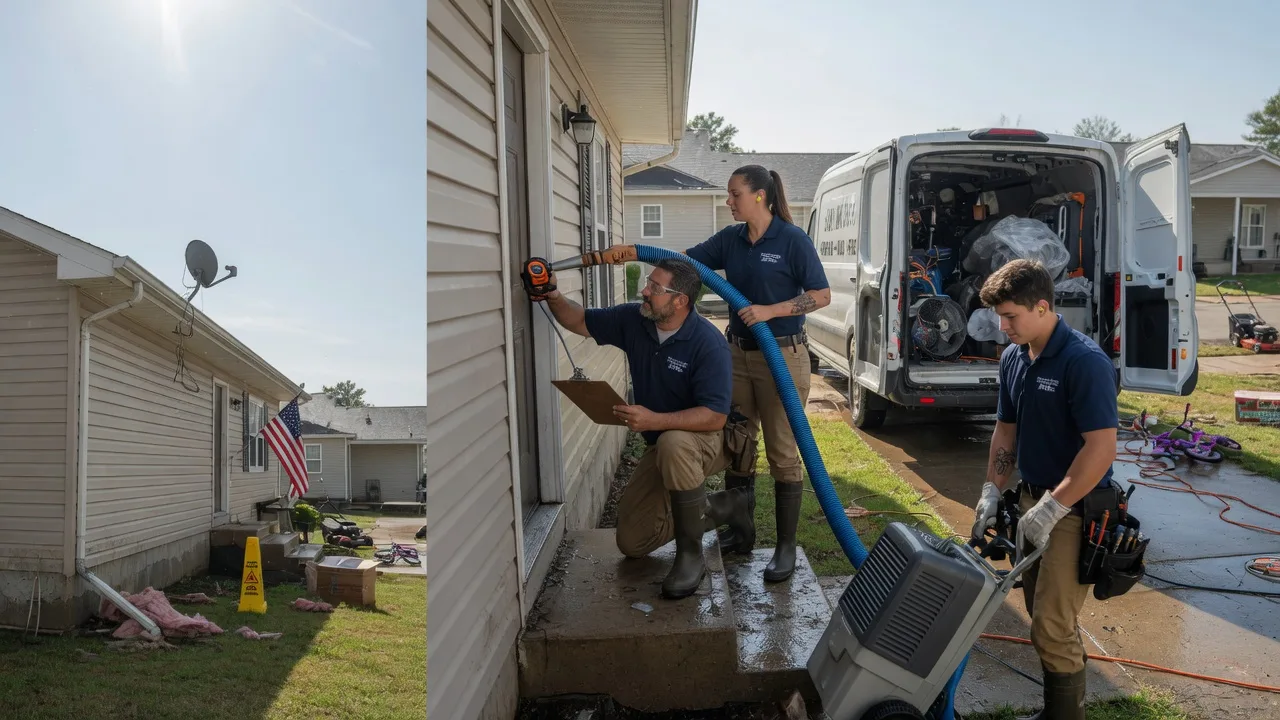 Ceiling Water Damage Restoration in Leon, KS near me